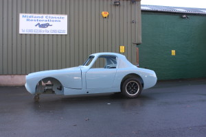 sebring sprite built from restored frogeye sprite shell by Midland Classic Restorarions