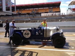 Refuelling the Le Mans Citroen in the Pit Lane